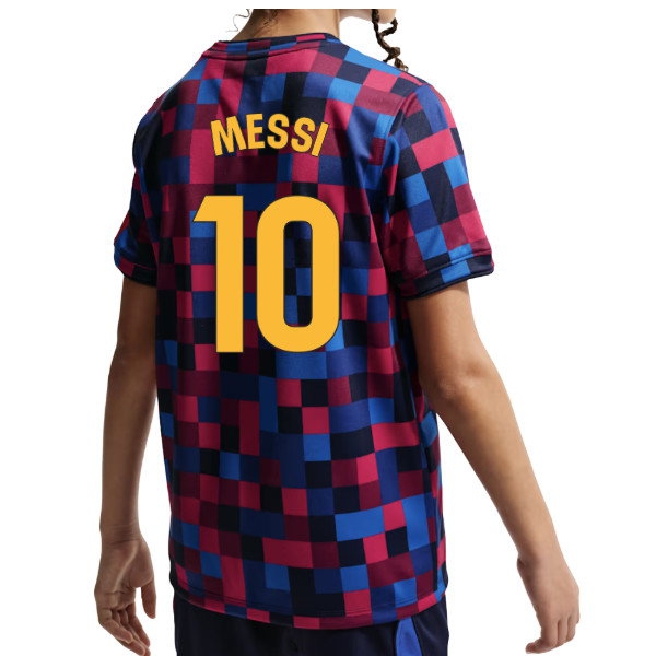 2026 2027 Barcelona Pre Match Shirt Apparel (Kids) (Messi 10)-ProGear Kits